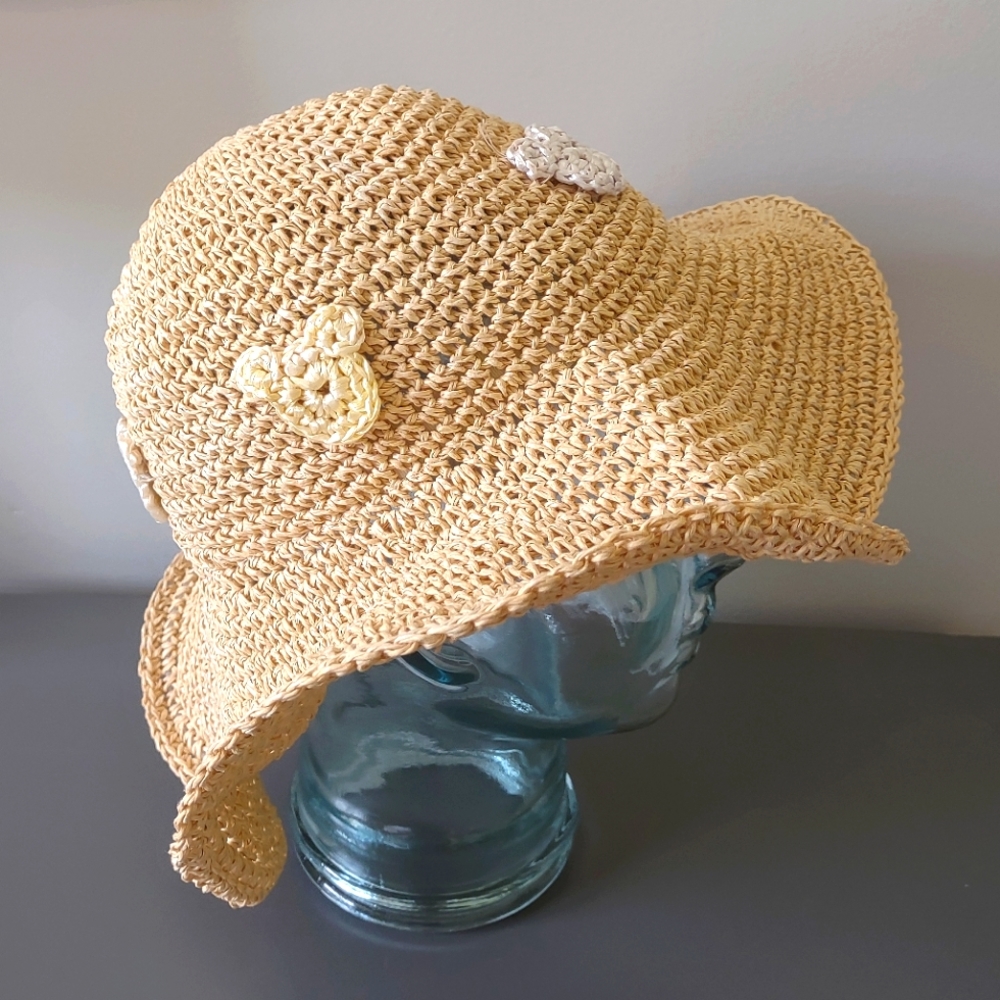 Walt Disney World Floppy Straw Style Hat Mickey